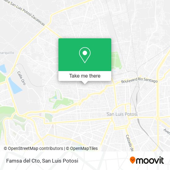 Famsa del Cto map