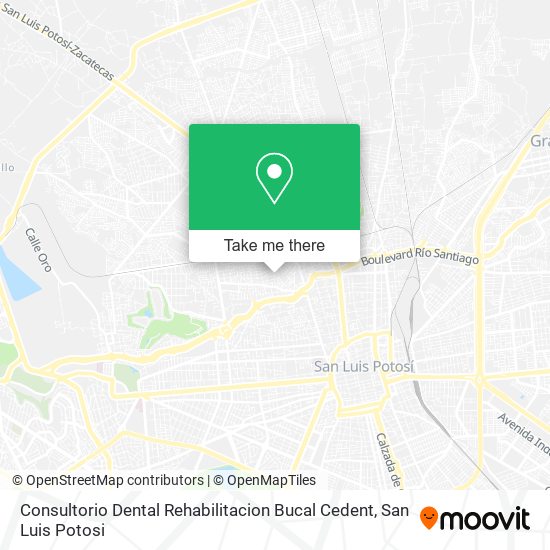 Consultorio Dental Rehabilitacion Bucal Cedent map