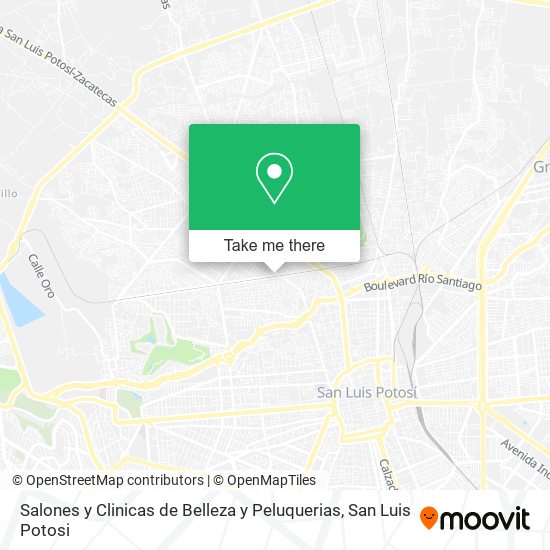 Salones y Clinicas de Belleza y Peluquerias map