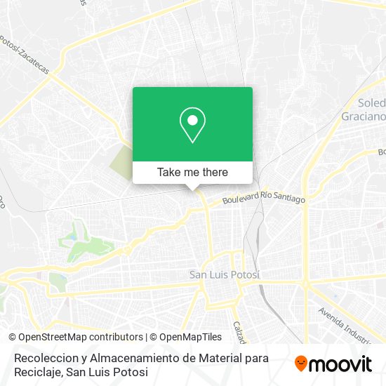 Mapa de Recoleccion y Almacenamiento de Material para Reciclaje