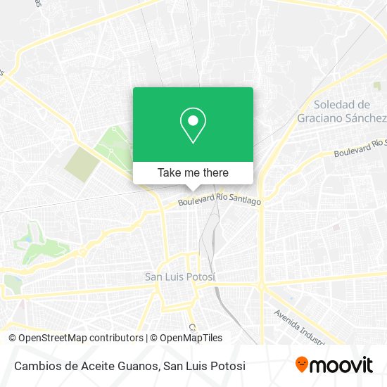 Mapa de Cambios de Aceite Guanos