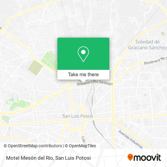 Motel Mesón del Río map