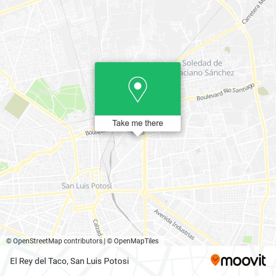 El Rey del Taco map