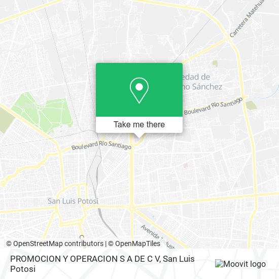 Mapa de PROMOCION Y OPERACION S A DE C V