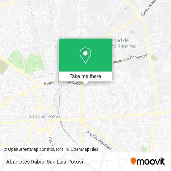 Abarrotes Rubio map