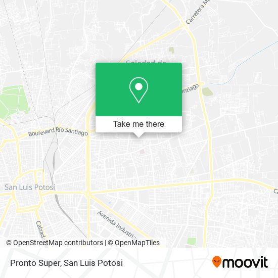 Pronto Super map