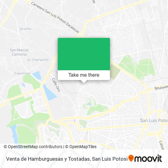 Venta de Hamburguesas y Tostadas map