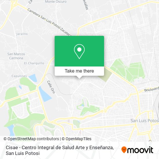 Cisae - Centro Integral de Salud Arte y Enseñanza map
