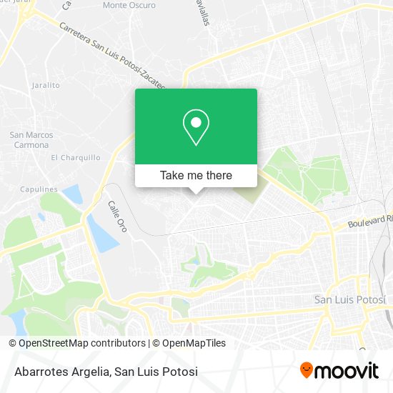 Abarrotes Argelia map