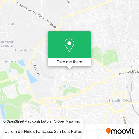 Jardín de Niños Fantasia map