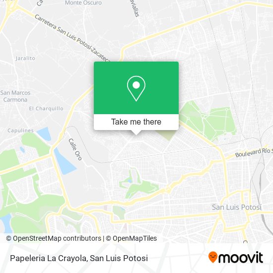 Mapa de Papeleria La Crayola