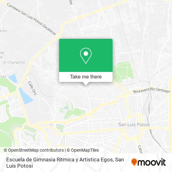 Escuela de Gimnasia Ritmica y Artistica Egos map