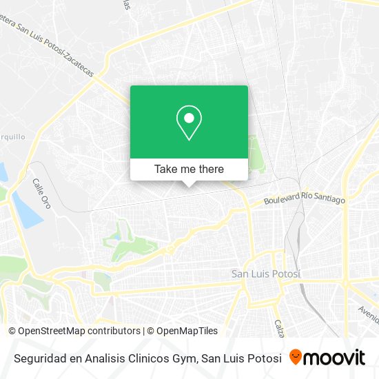 Seguridad en Analisis Clinicos Gym map