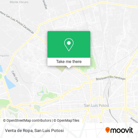 Venta de Ropa map