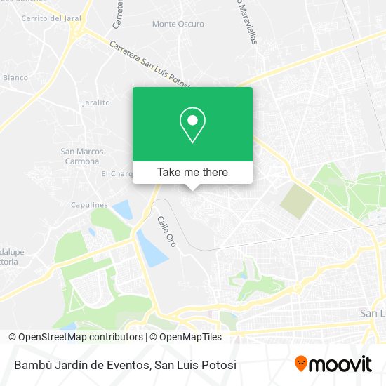 Mapa de Bambú Jardín de Eventos