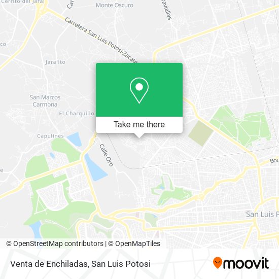 Mapa de Venta de Enchiladas