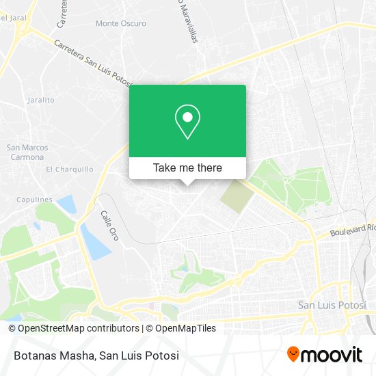 Botanas Masha map