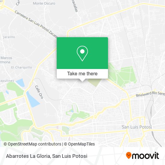 Mapa de Abarrotes La Gloria