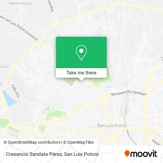 Cresencio Sandate Pérez map