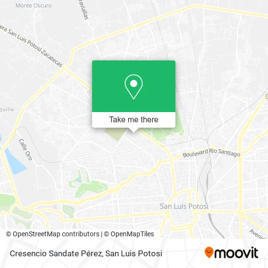 Mapa de Cresencio Sandate Pérez