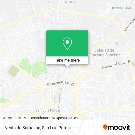 Mapa de Venta de Barbacoa