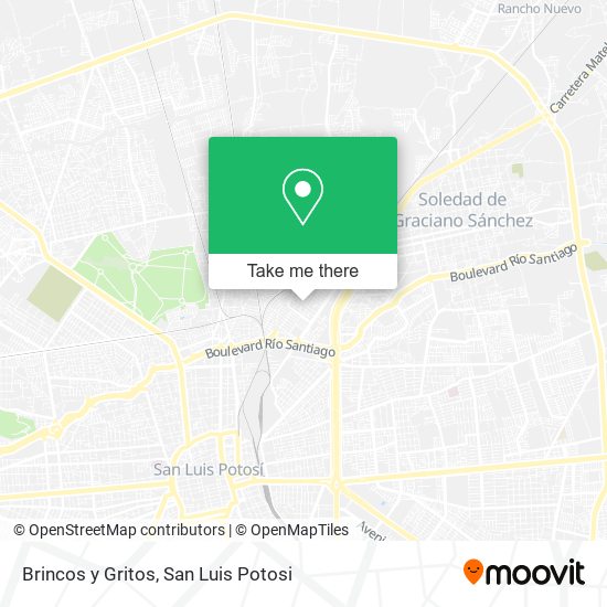 Brincos y Gritos map