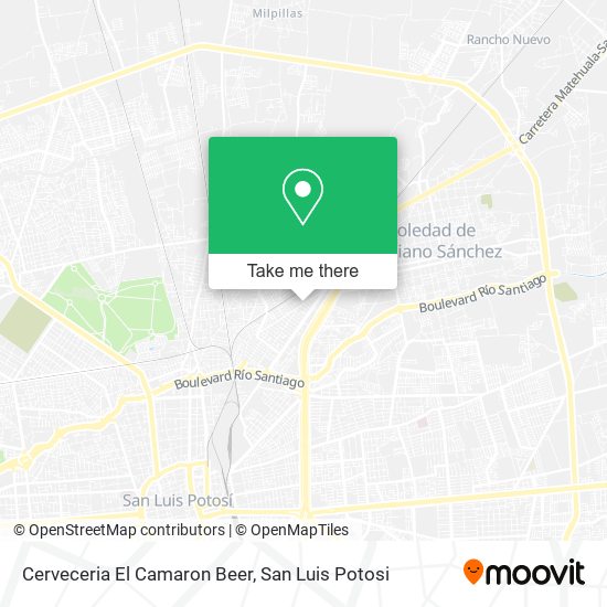 Cerveceria El Camaron Beer map