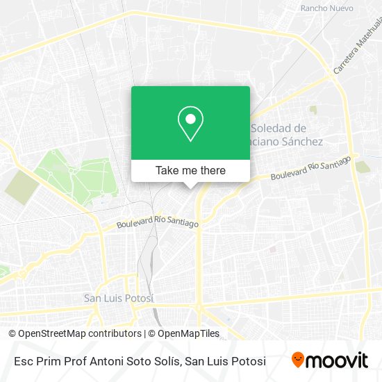 Mapa de Esc Prim Prof Antoni Soto Solís