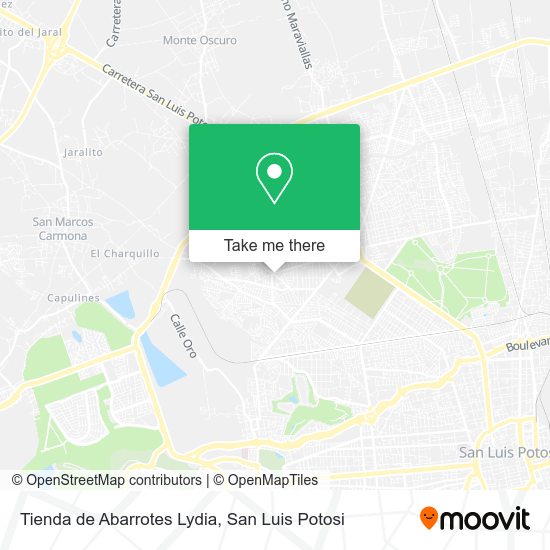 Mapa de Tienda de Abarrotes Lydia