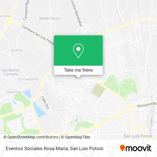 Eventos Sociales Rosa Maria map