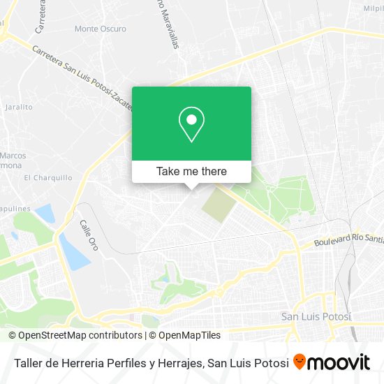 Taller de Herreria Perfiles y Herrajes map