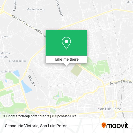 Cenaduria Victoria map