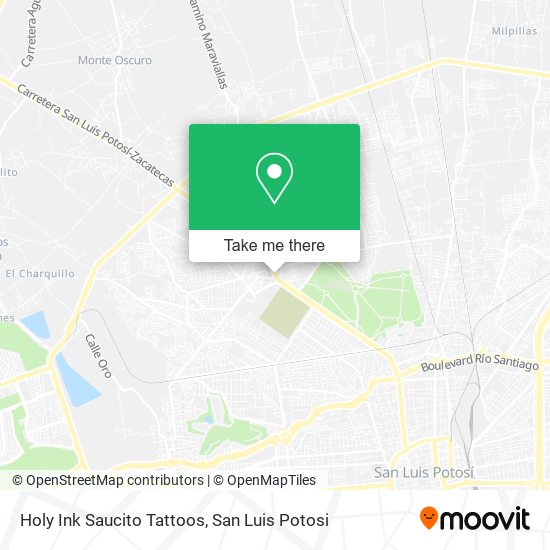 Holy Ink Saucito Tattoos map