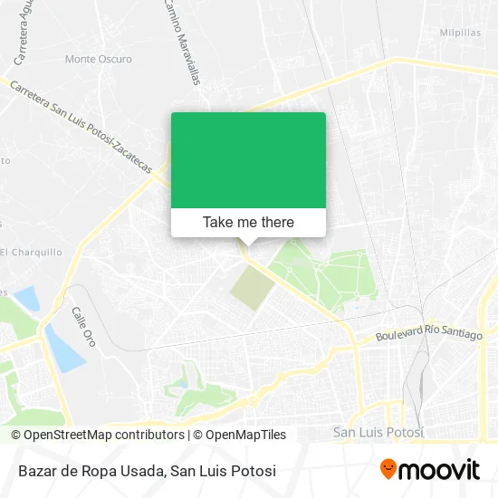 Bazar de Ropa Usada map