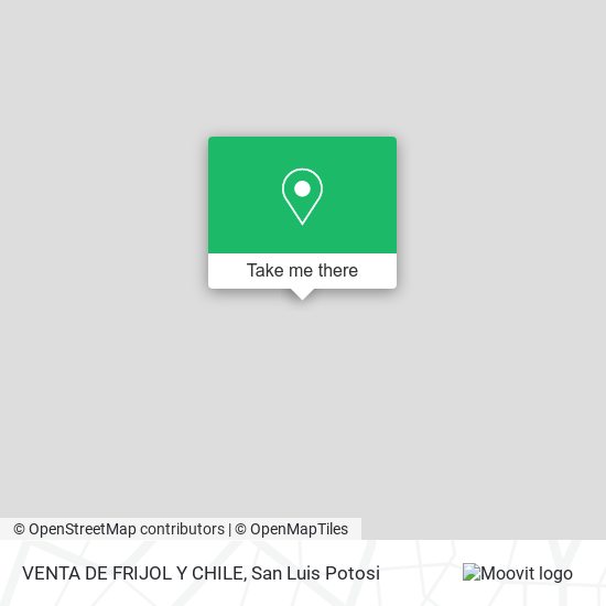 Mapa de VENTA DE FRIJOL Y CHILE