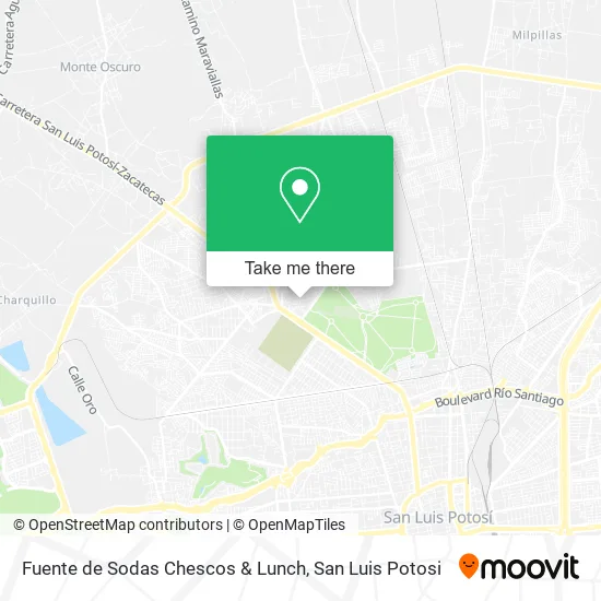 Mapa de Fuente de Sodas Chescos & Lunch