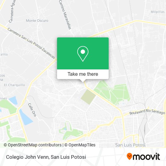 Mapa de Colegio John Venn