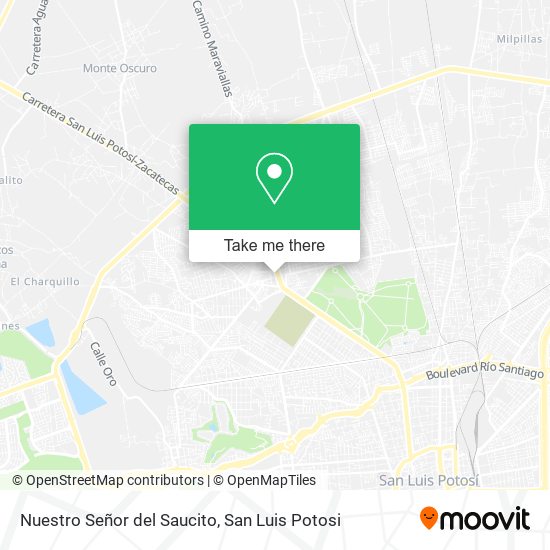 Nuestro Señor del Saucito map