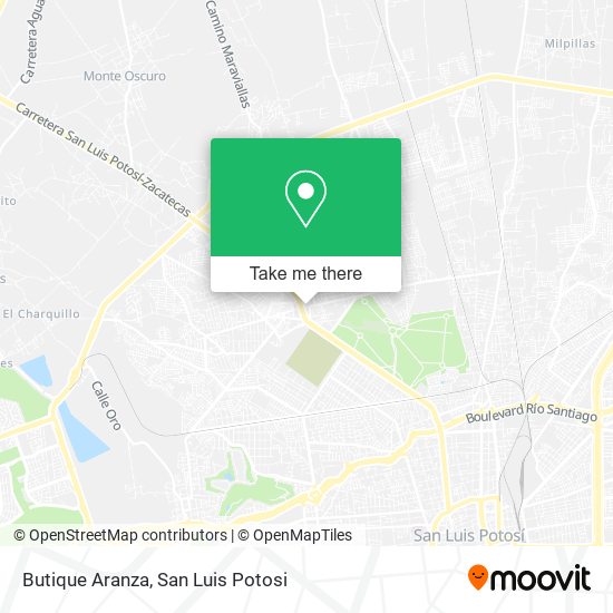 Mapa de Butique Aranza