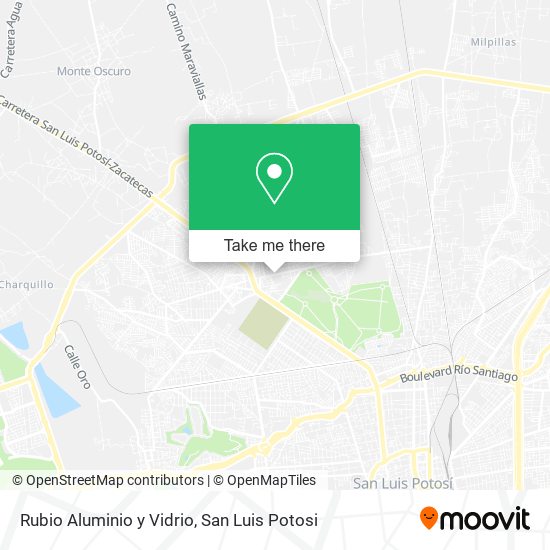 Rubio Aluminio y Vidrio map