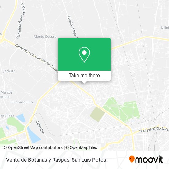 Mapa de Venta de Botanas y Raspas