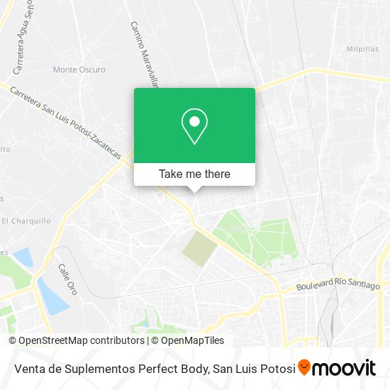 Mapa de Venta de Suplementos Perfect Body