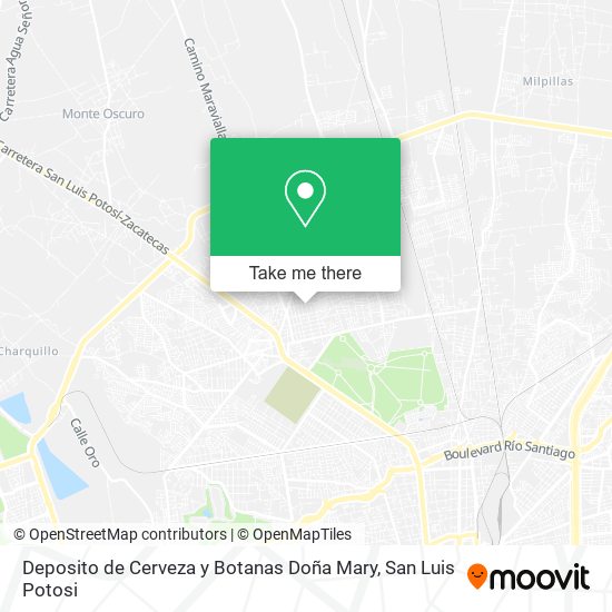 Mapa de Deposito de Cerveza y Botanas Doña Mary