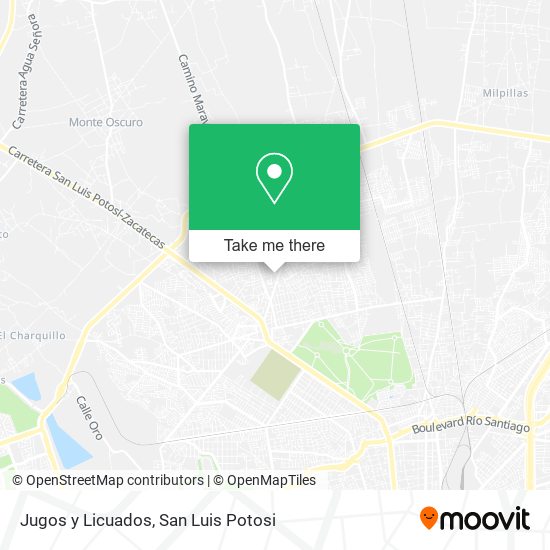 Jugos y Licuados map