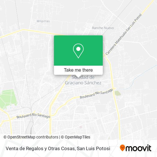 Venta de Regalos y Otras Cosas map