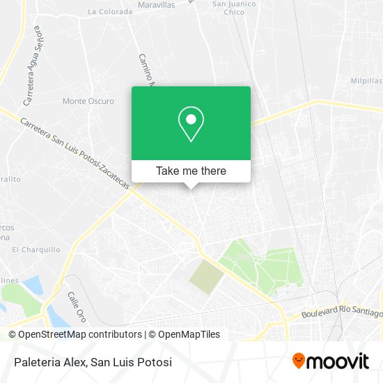 Paleteria Alex map