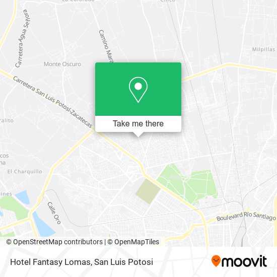 Hotel Fantasy Lomas map