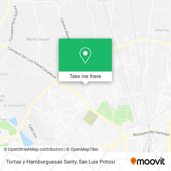 Tortas y Hamburguesas Santy map