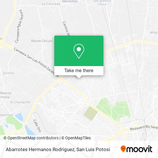 Mapa de Abarrotes Hermanos Rodriguez