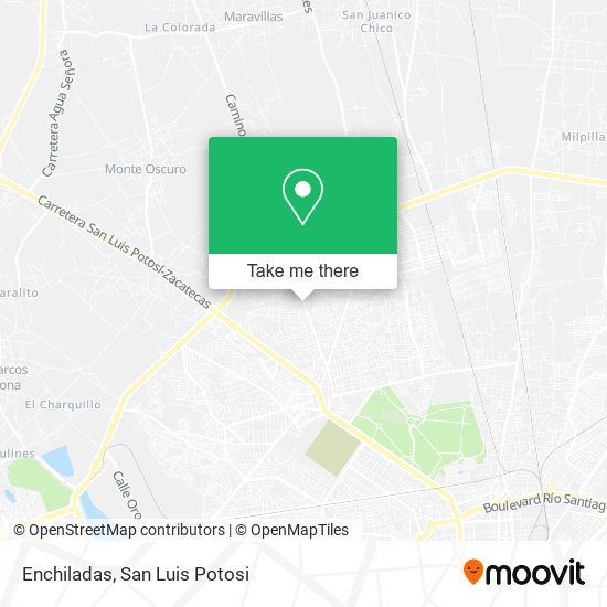 Enchiladas map